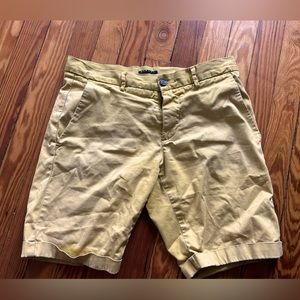 Gold Vintage Wash Sisley Shorts with 5.5” inseam